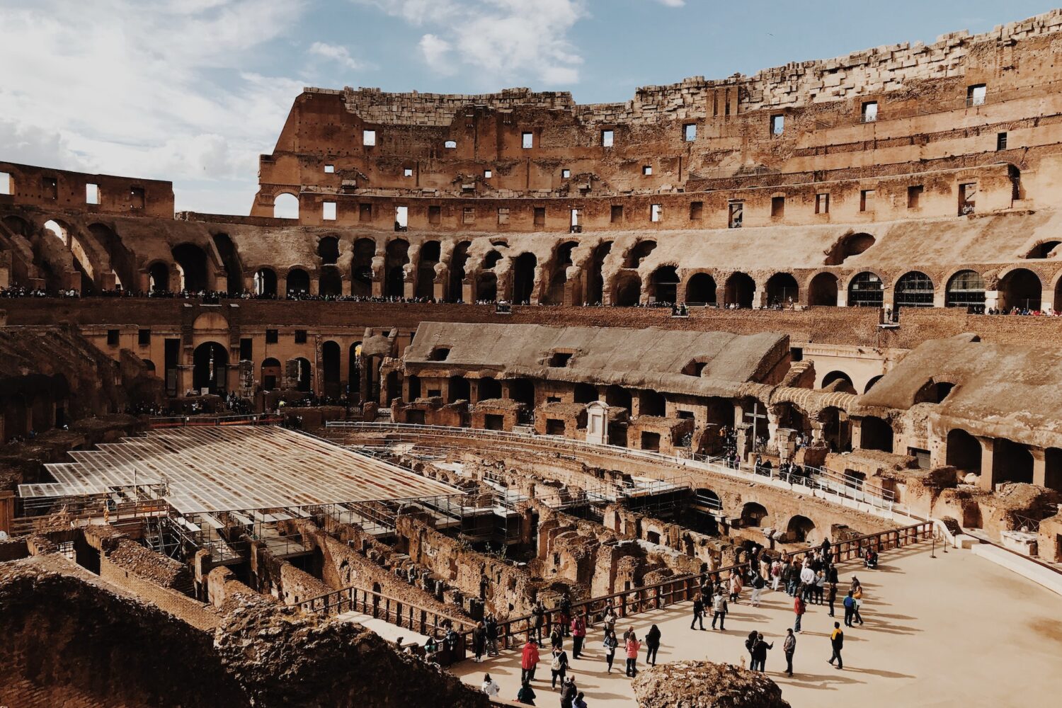 Romeone day: vintage version of Colosseum